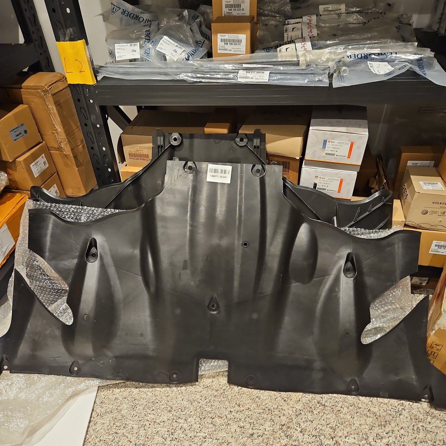 Tesla 1498771-00-A01 Rear aero shield Tesla Model 3, Model Y NEW