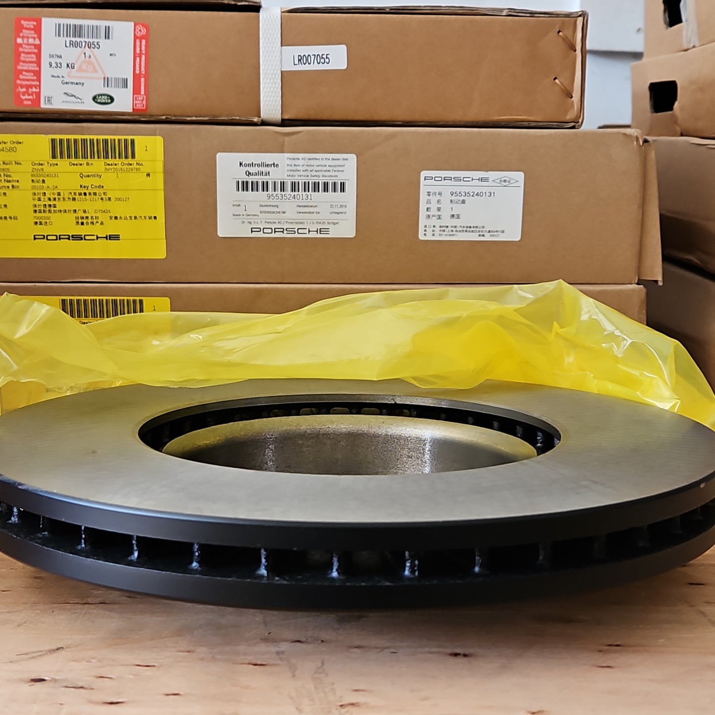 2PCS OEM LR007055 front brake rotor 300mm