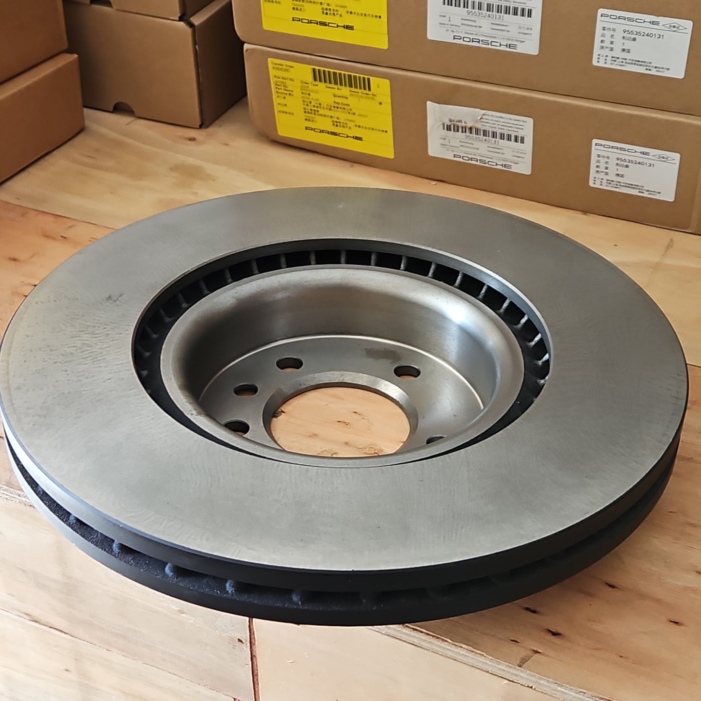 2PCS OEM LR098967 Land Rover Disc Brake Rotor – Front 363mm