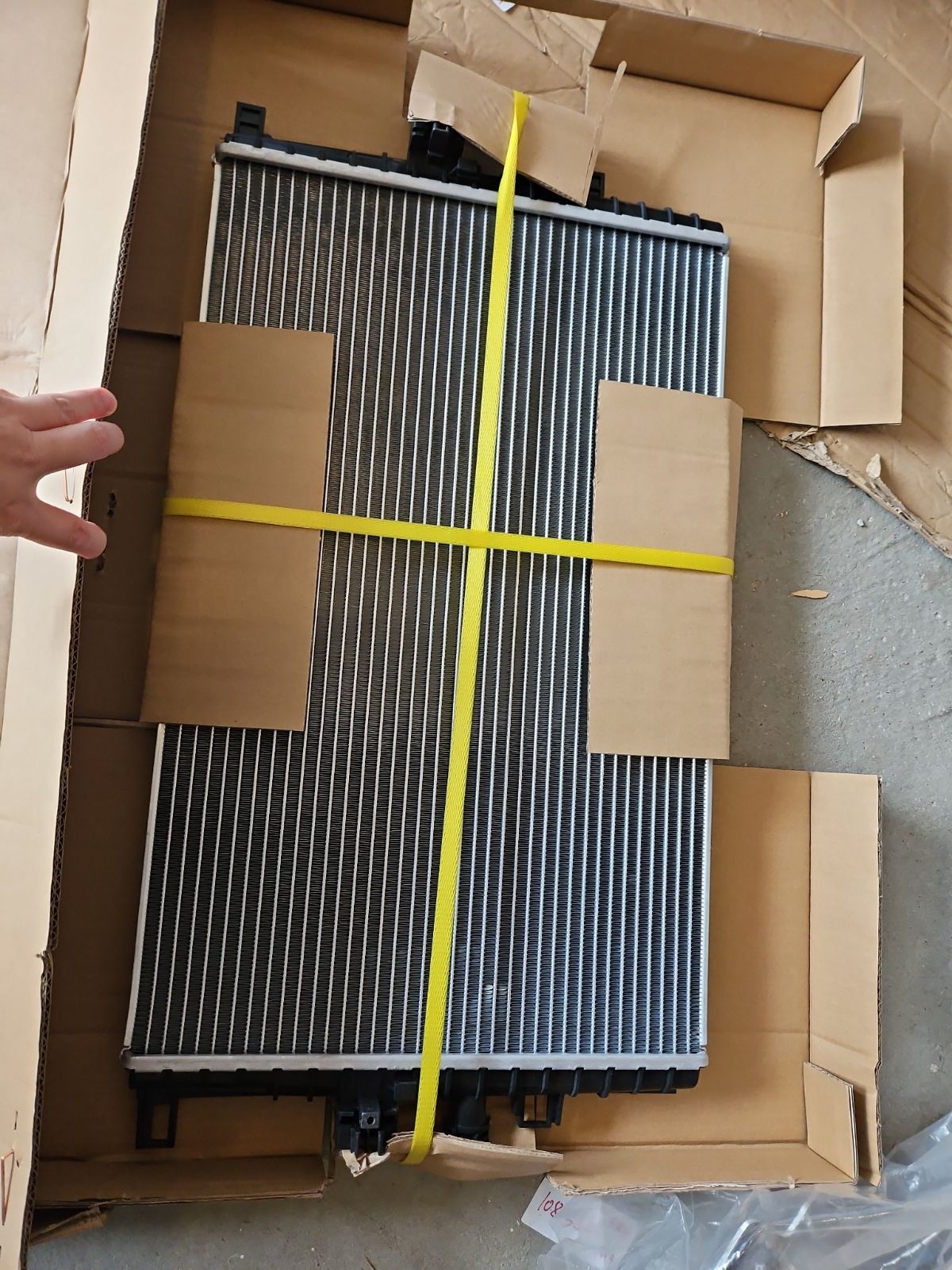 Tesla 1494175-00-B Aluminum Cooling Radiator Assembly New