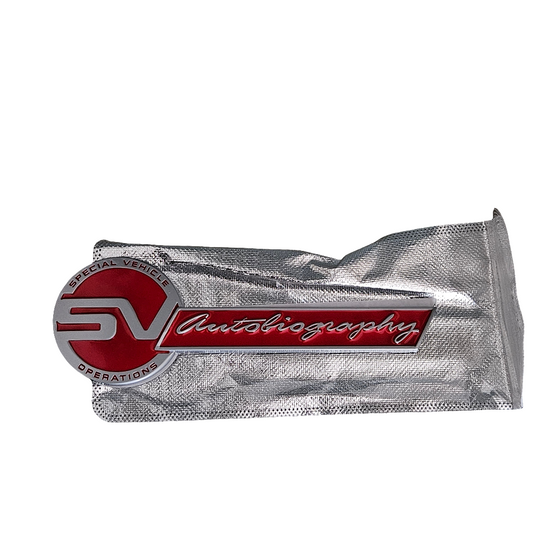 Land Rover SV Autobiography Special Vehicle Operations Logo red NEW