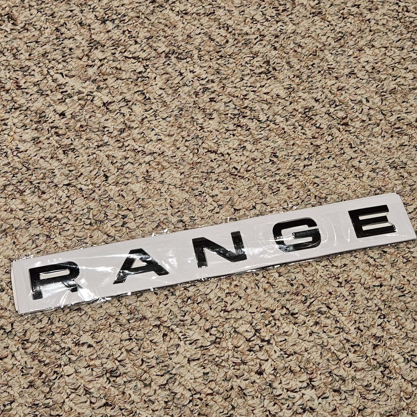 RANGE ROVER Lettering Emblem Logo Gloss Black NEW