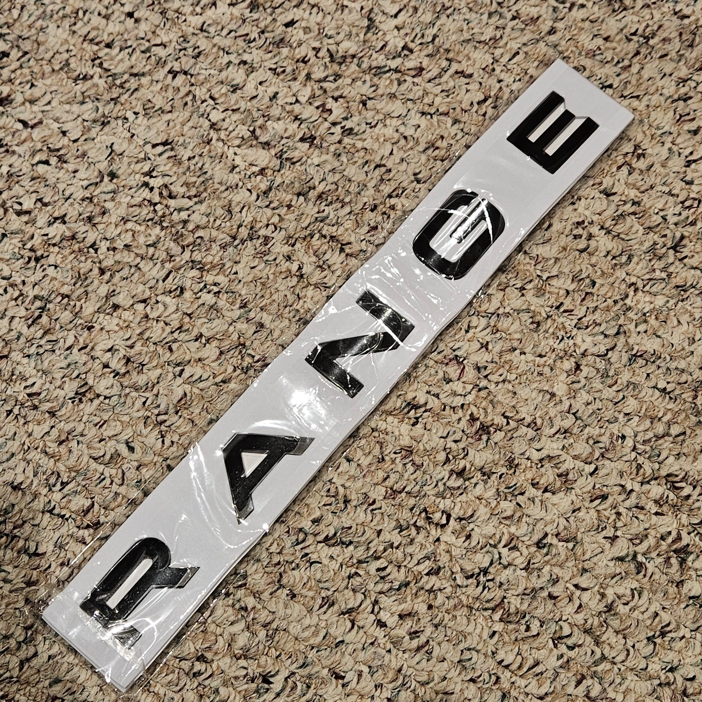 RANGE ROVER Lettering Emblem Logo Matte Black NEW