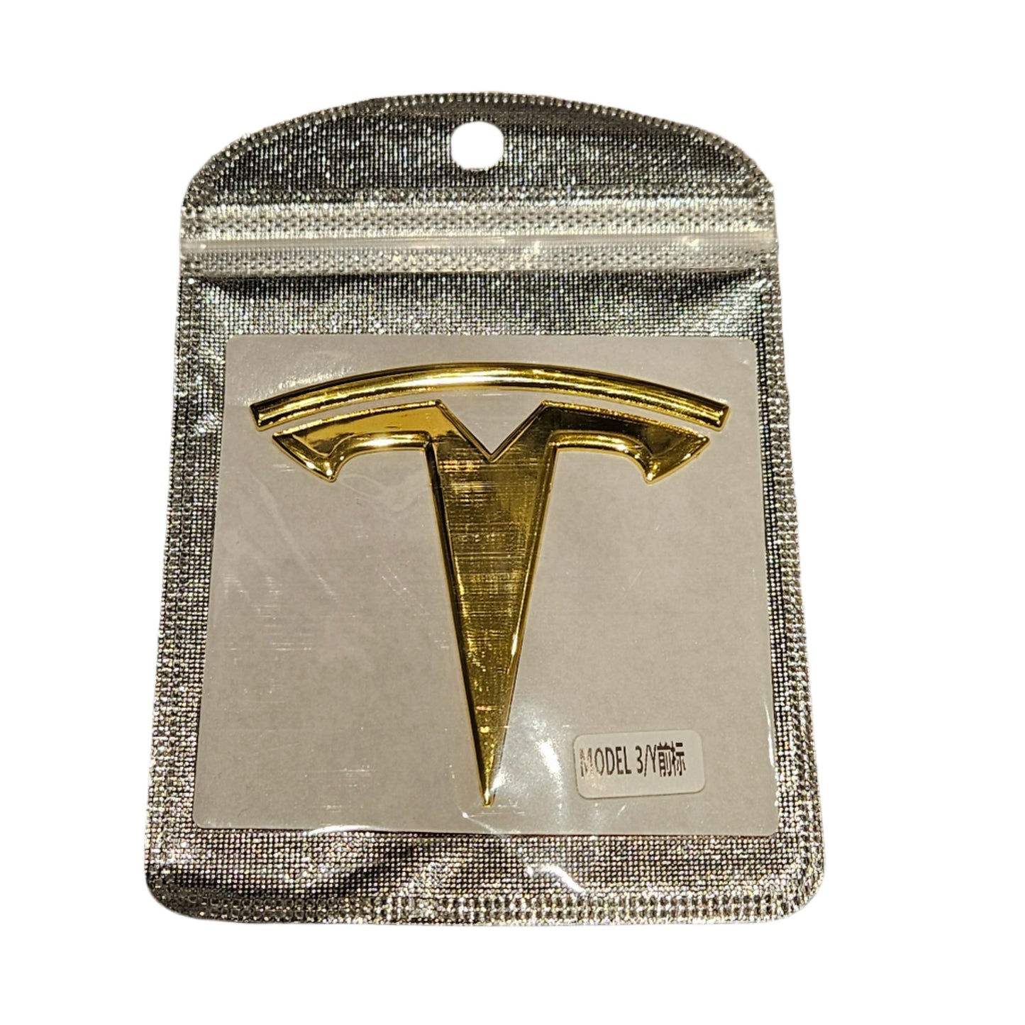Tesla emblem logo model 3/Y front Trunk gold NEW