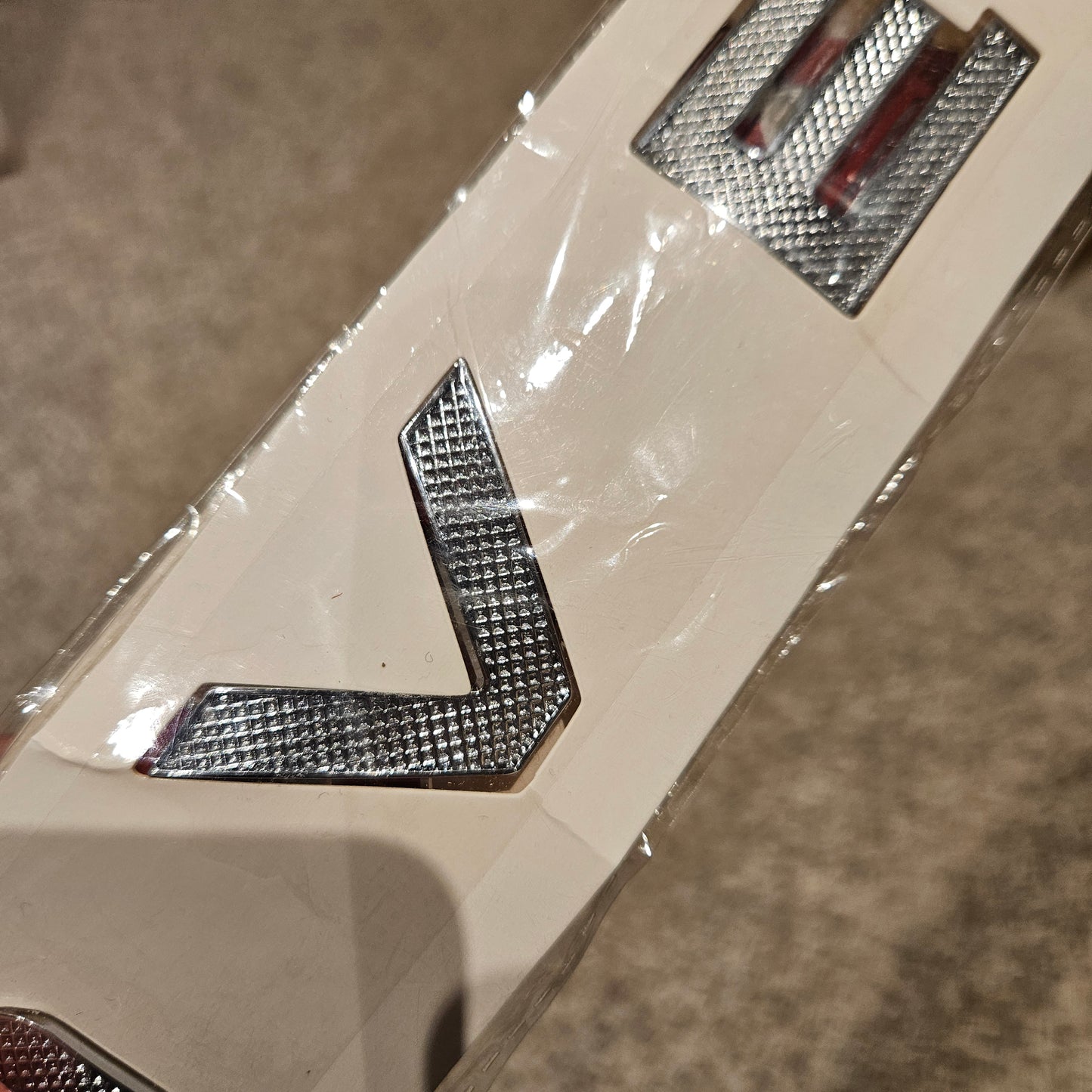 RANGE ROVER Lettering Logo Emblem Diamond Silver NEW