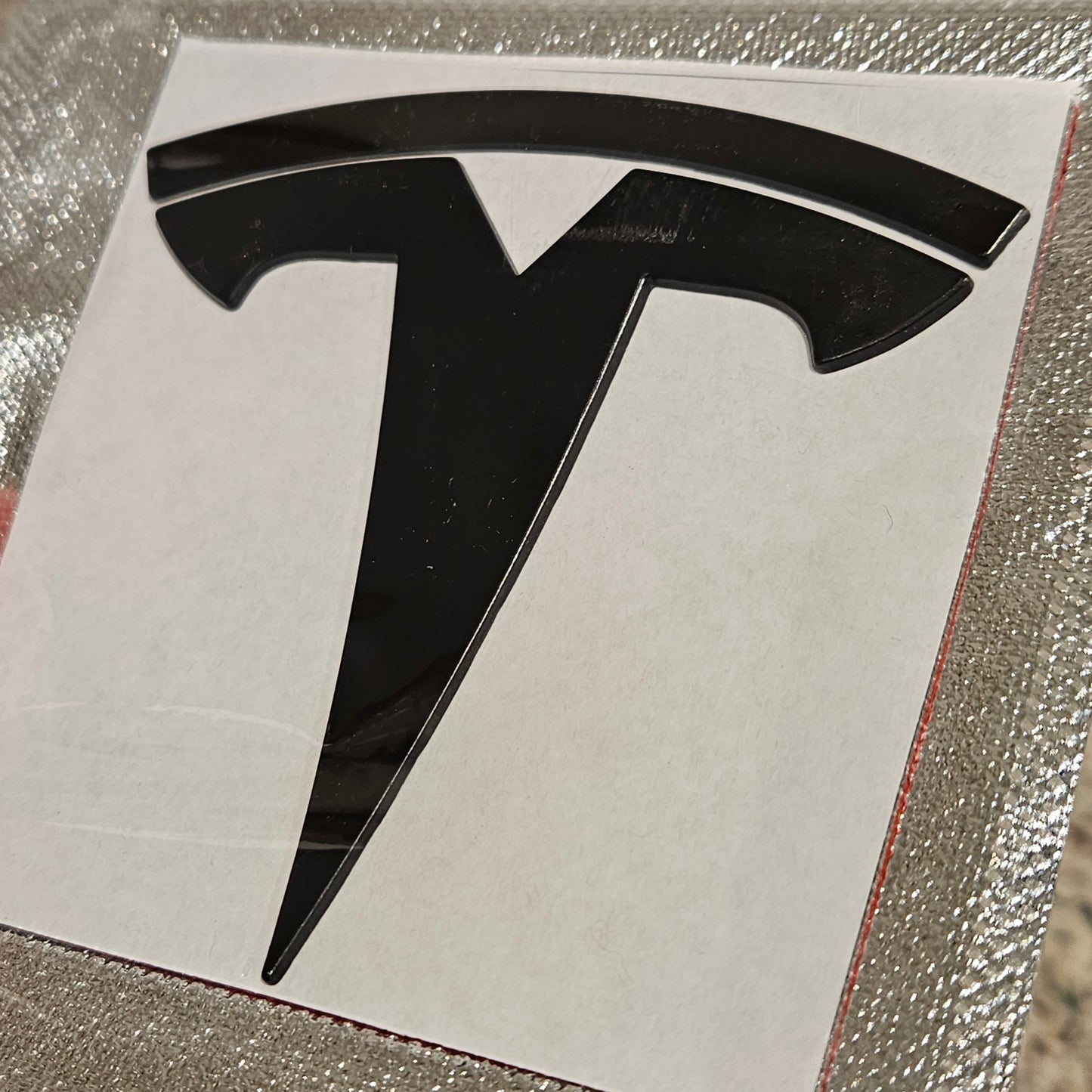 Tesla model Y emblem logo Rear Trunk matte black
