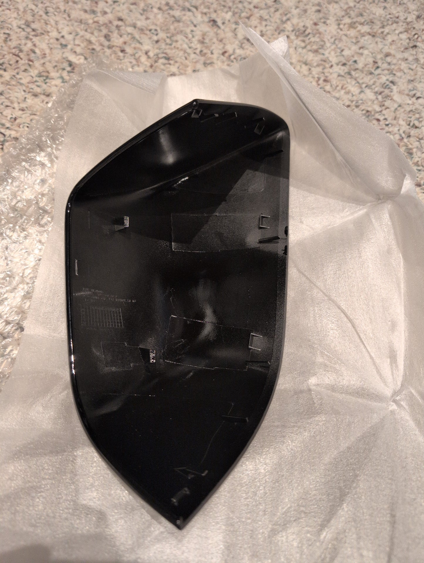 Tesla 1092290-00-D Model 3 front mirror cover LH BLACK