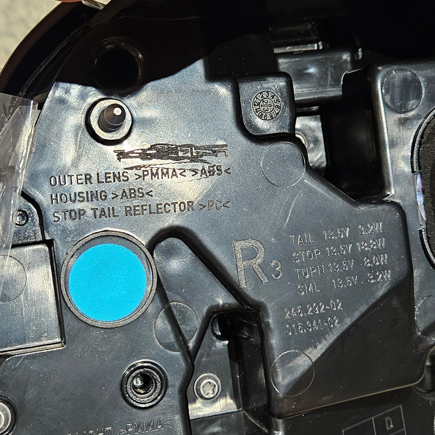 Tesla 1077400-00-C 17-20 MODEL 3 REAR TAIL LAMP RH