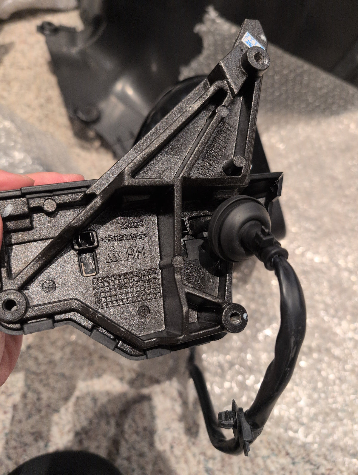 Model Y mirror whole assembly RH