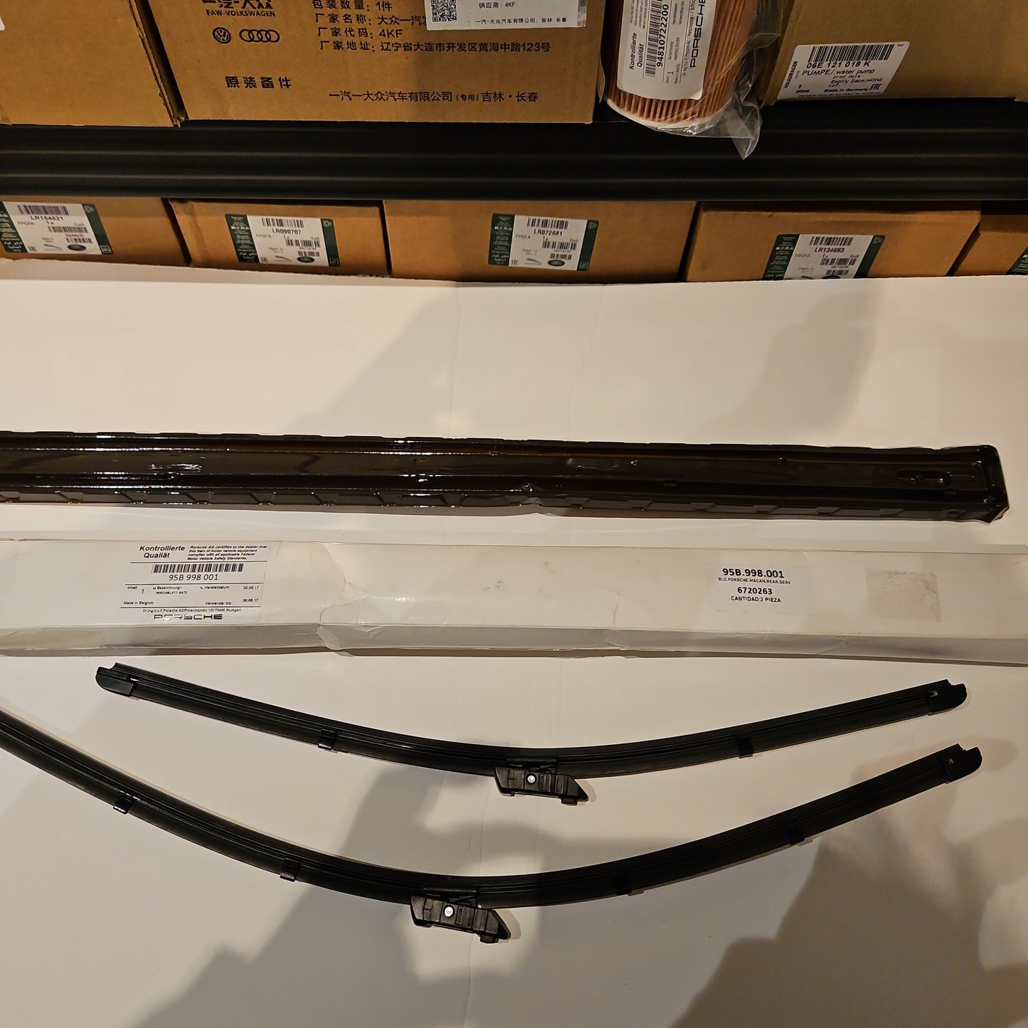 OEM 95B998001 Porsche Wiper Blade Set