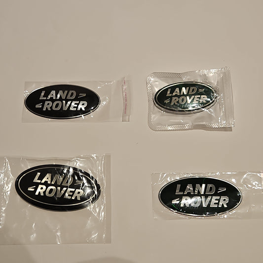 Range Rover Sport Tailgate + Grille Emblem Black Oval Logo Badges EACH