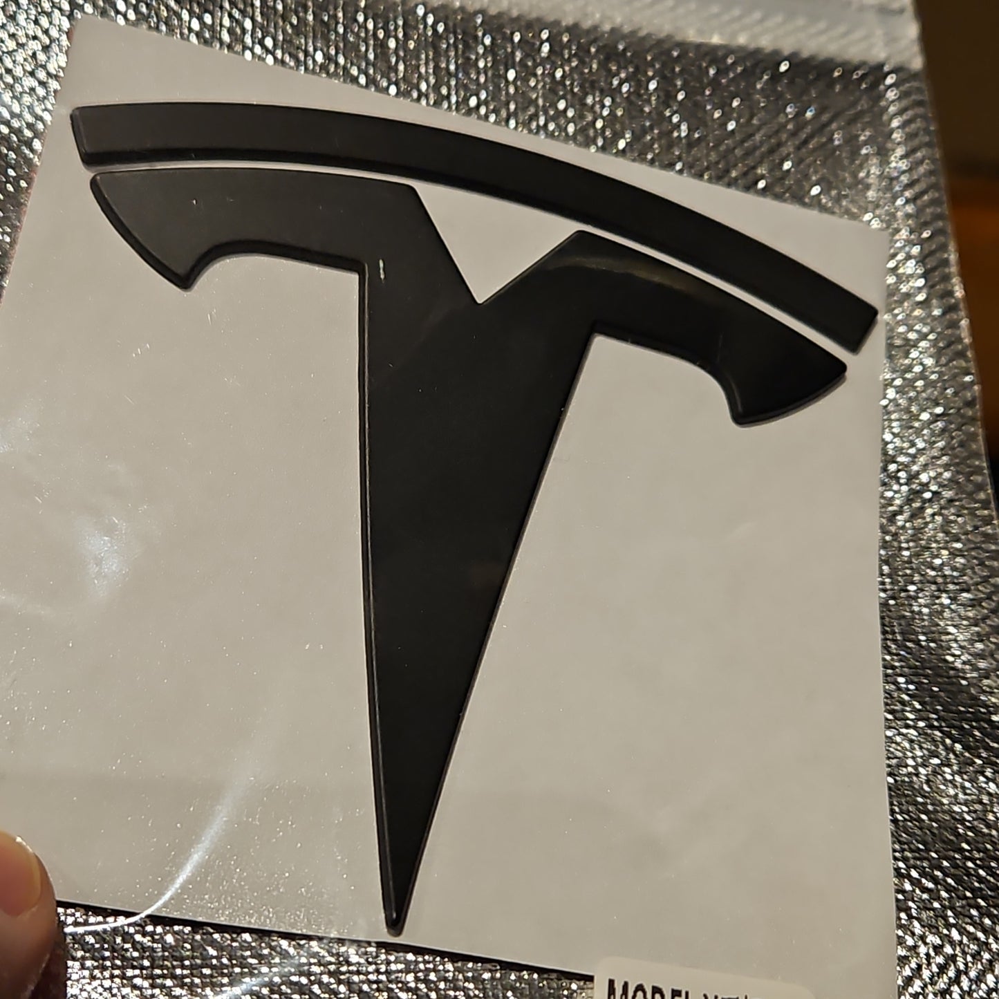 TESLA Logo Badge Trunk Emblem