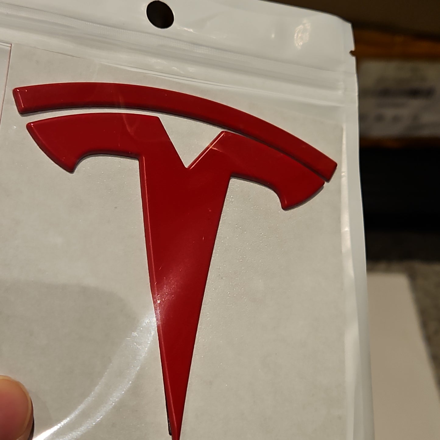 TESLA Logo Badge Trunk Emblem