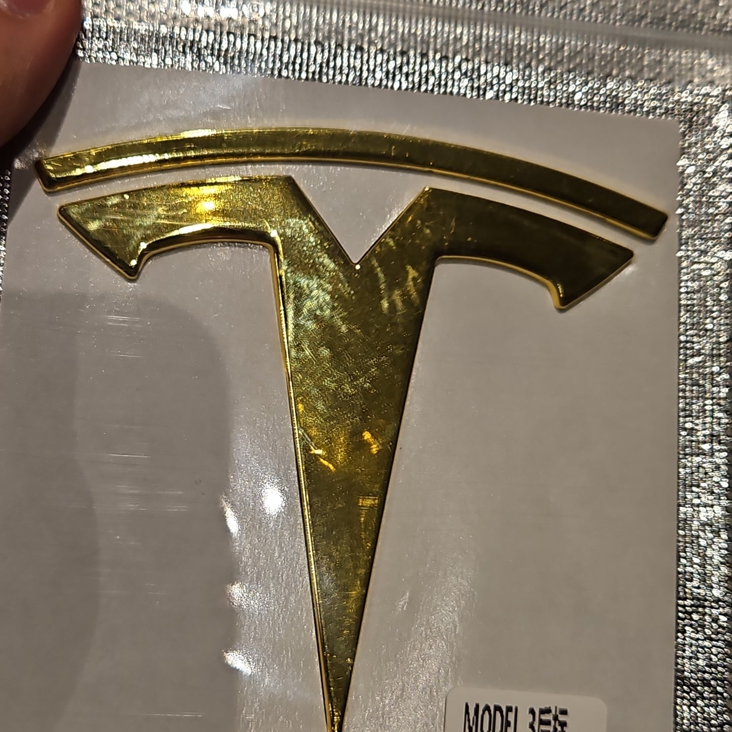 TESLA Logo Badge Trunk Emblem