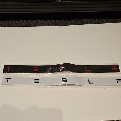 TESLA Logo Badge Trunk Emblem