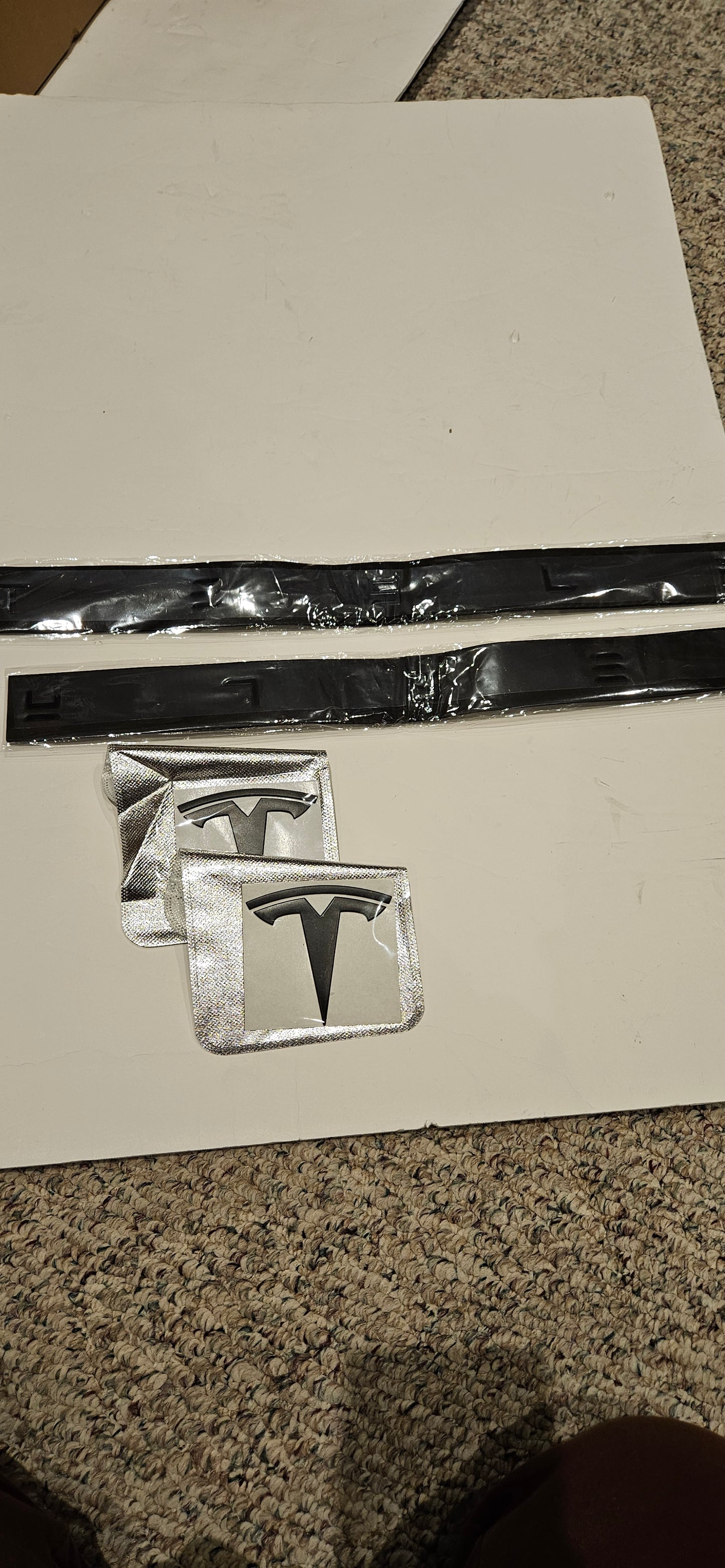 TESLA Logo Badge Trunk Emblem