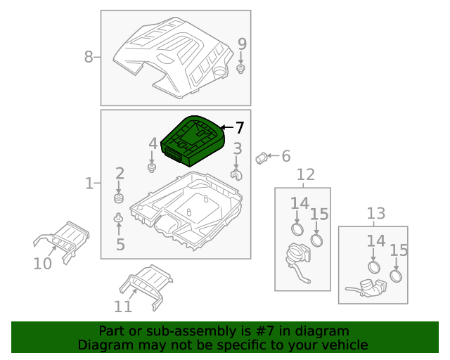 OEM PAB133843A Air Filter - Porsche