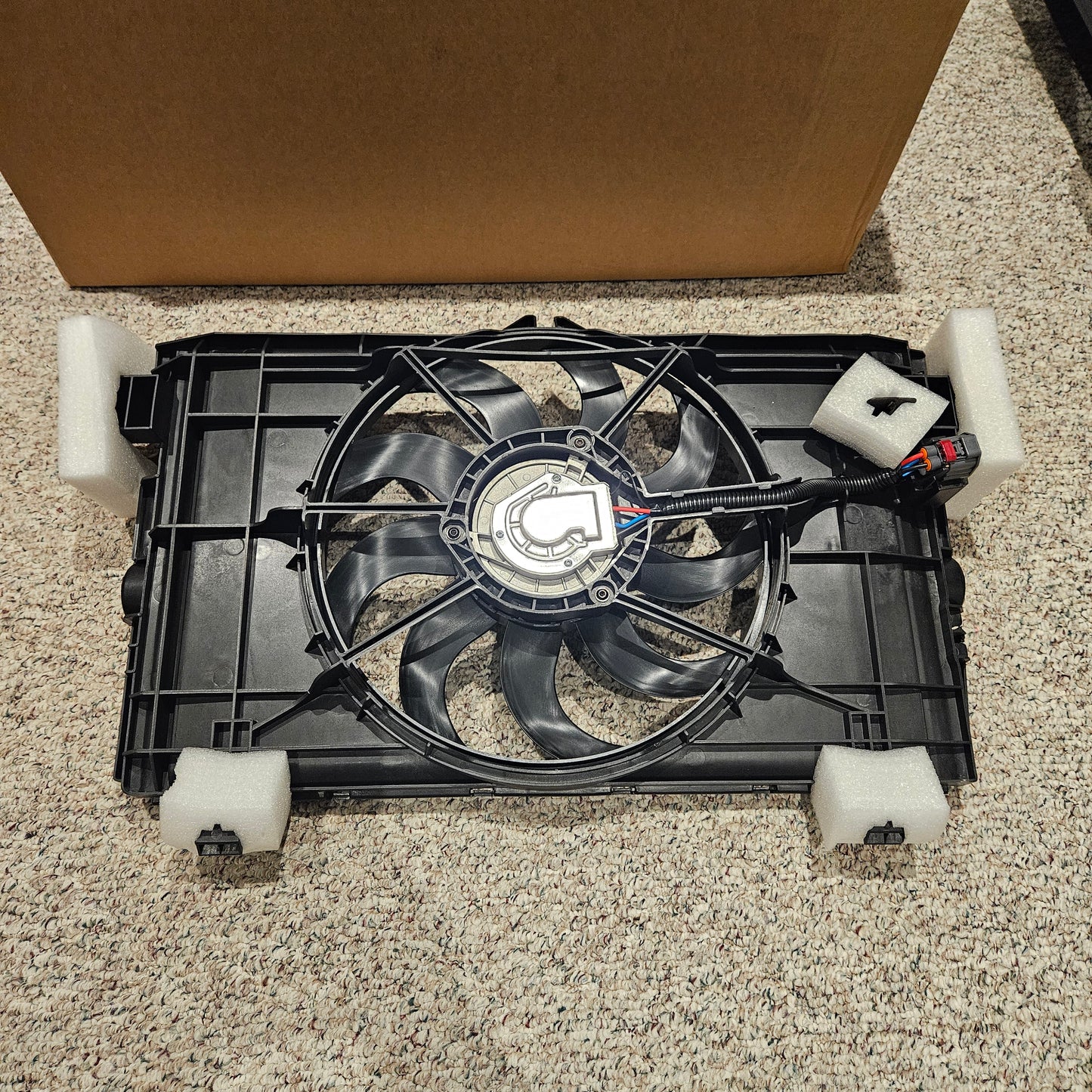 Tesla 1077084-00-E Model 3 Engine Cooling Fan Assembly