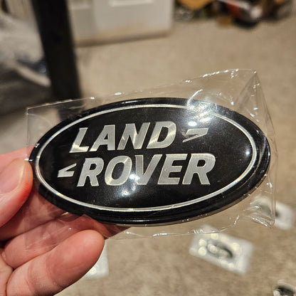 Land Rover Badge Logo Emblem Rear Black 9cm