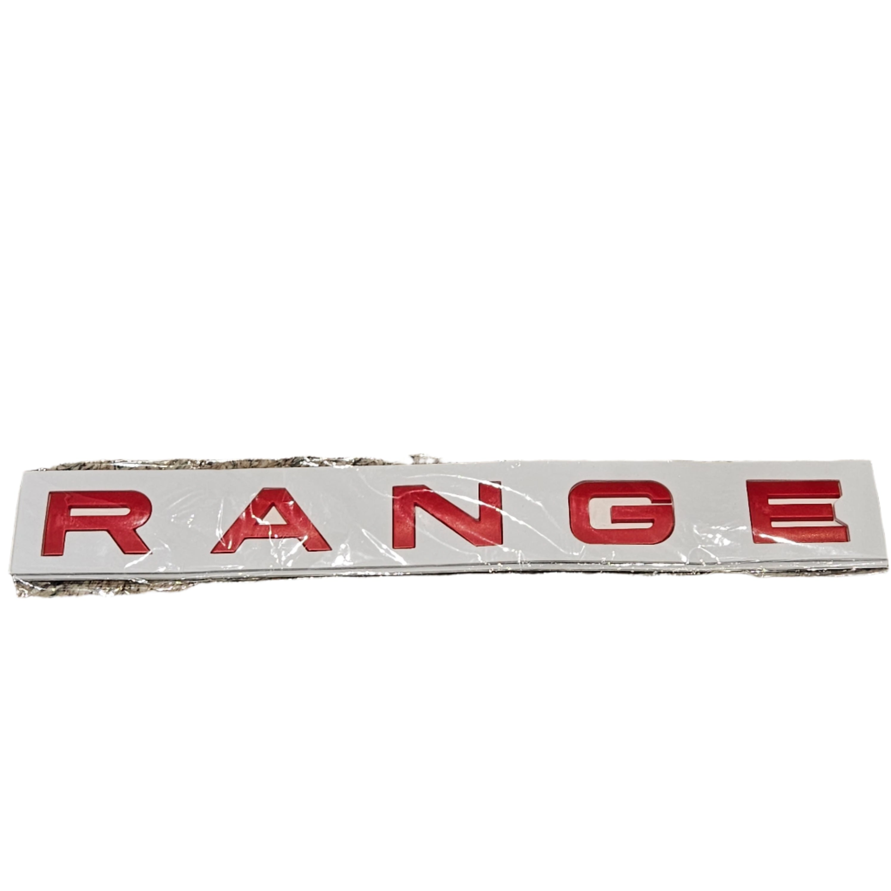 RANGE ROVER Lettering emblem Logo Matte Red NEW – Areion Auto Parts