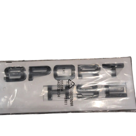 Range Rover Letters SPORT HSE Emblem Gloss Black