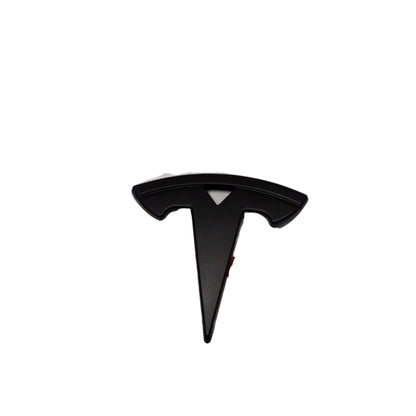 Tesla Steering Wheel Emblem Cap Matte Black