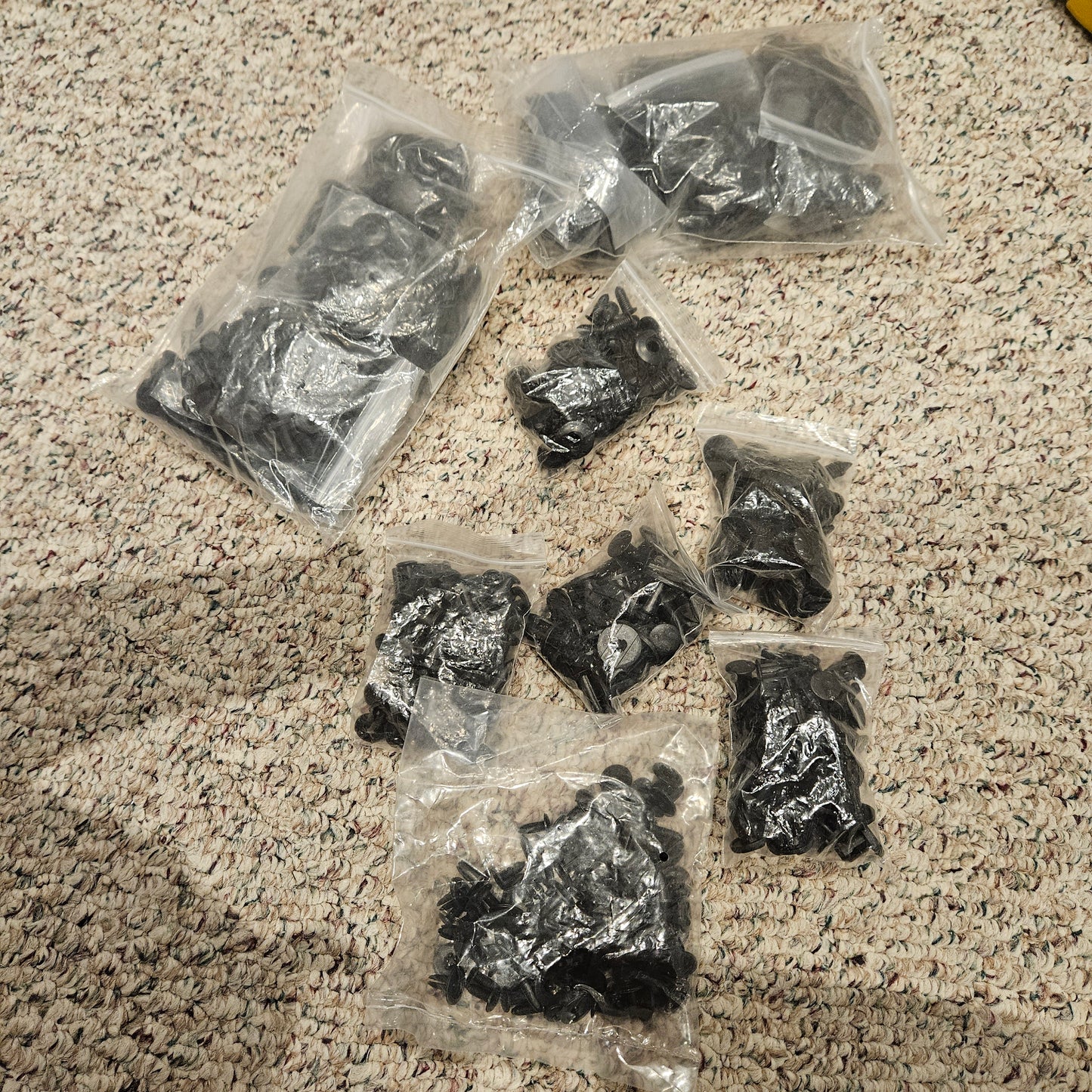 Tesla  Multi Purpose Clips Push Type Bumper/Fastener Rivets each