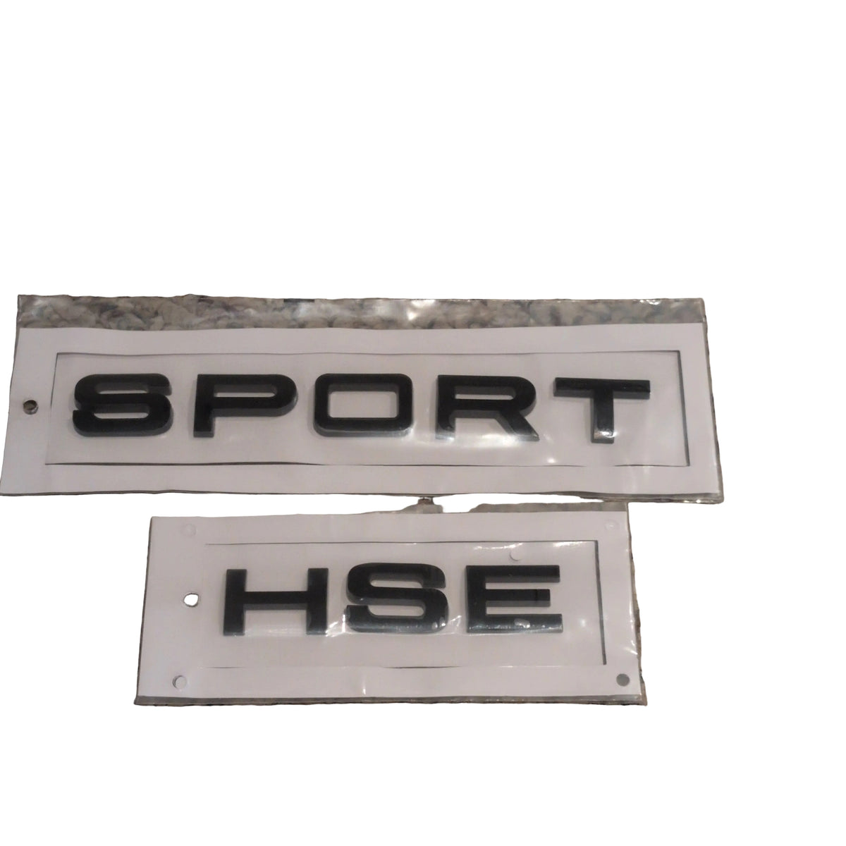 Range Rover Letters SPORT HSE Emblem Matte Black