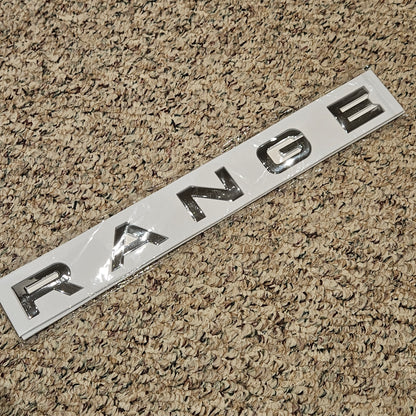 Range Rover Car Font RANGE ROVER Lettering Logo Gloss Silver NEW – Areion Auto Parts